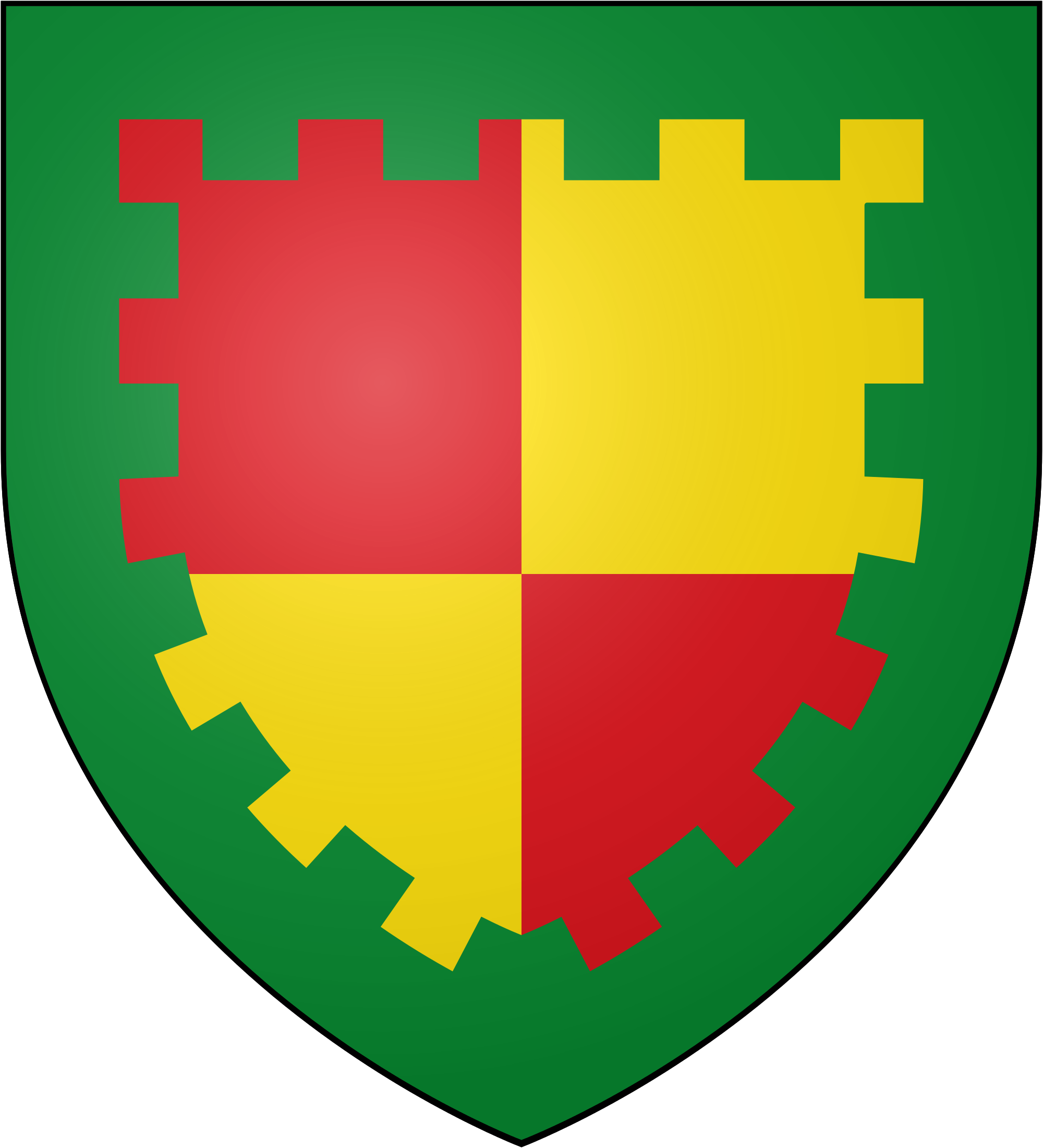 House Cadwalder Of Castle Cadwalder Arms - Saint-jean-le-blanc, Loiret (2000x2200)