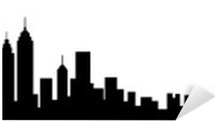 Free City Skyline Silhouette Png - Cityscape Silhouette New York (400x400)