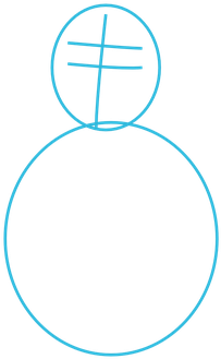 Draw Three Lines On The Oval To Mark The Proportions - Circle (500x500)