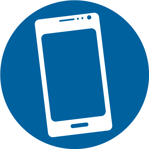 Mobile Icon Auqablue - Mobile Icon Pics Png (810x498)