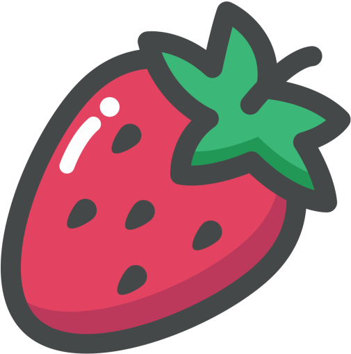 Strawberry Icons - Strawberry Clipart Icon Png (512x512)