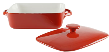10 Strawberry Street Siena-9reccvcss 2 Qt - Ten Strawberry Street Rectangular Bakeware With Lid (376x338)