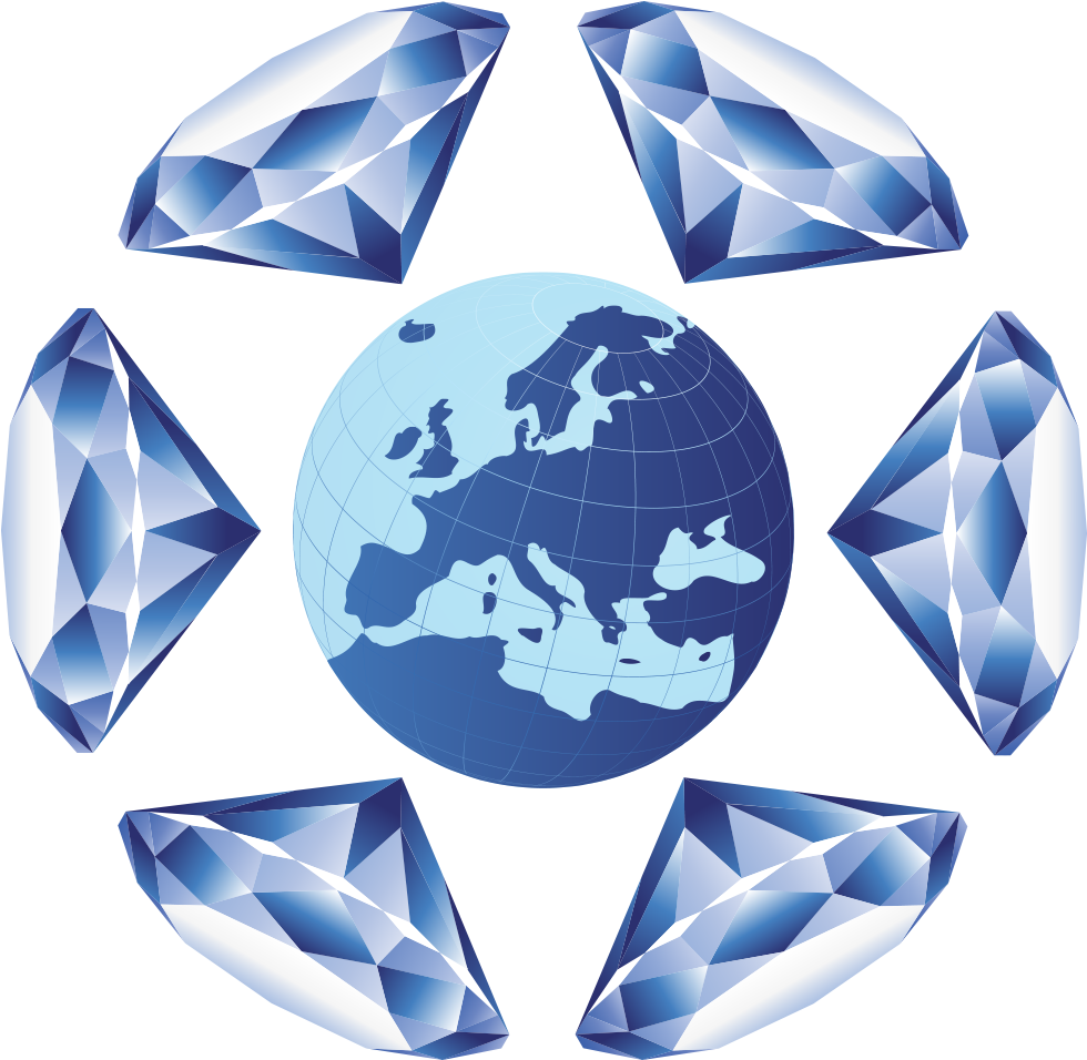 Cobalt Blue Paris Electric Blue - Federation Of Young European Greens (1024x1024)