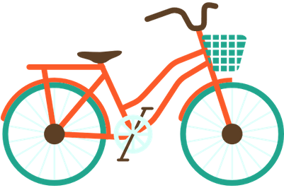 Trendy Bike Clipart - Bicycle (400x400)