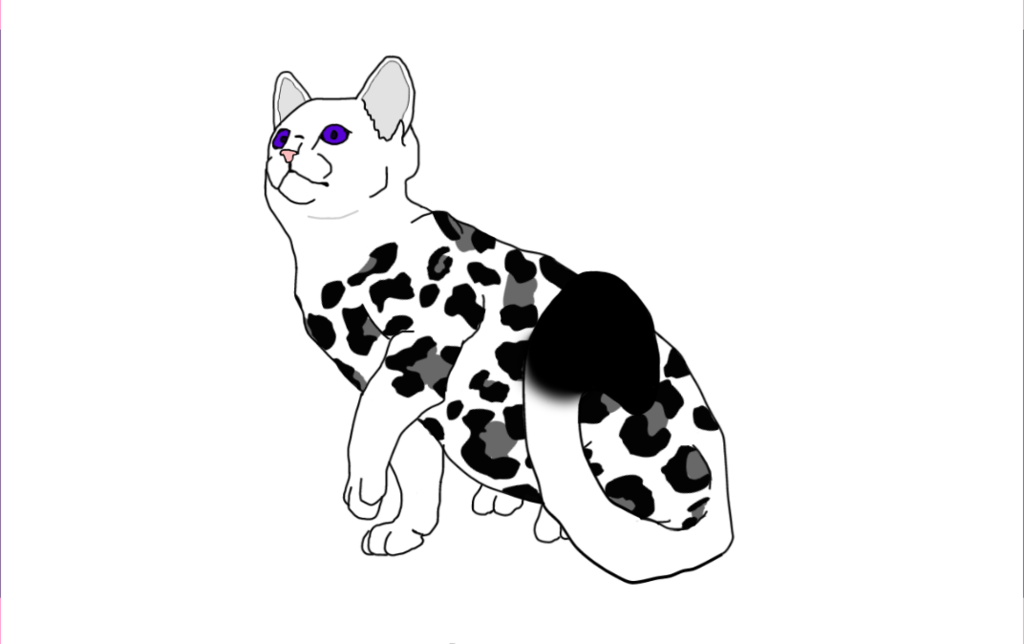 Snow Leopard By Monsterrife - Guess Not Coordinated Foulard, Gris (1024x644)