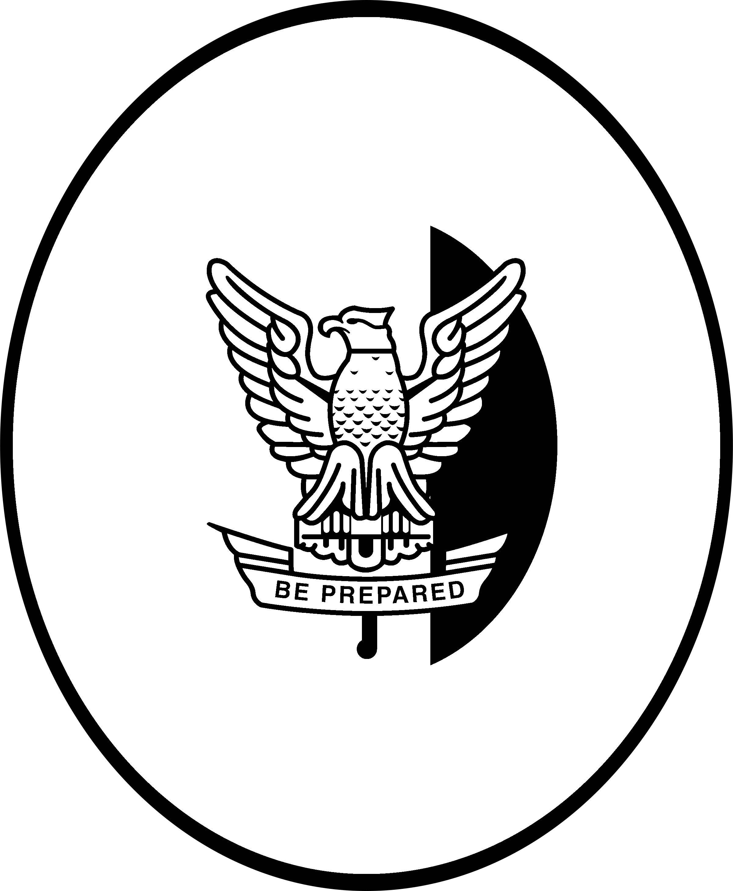 Boy Scouts Eagle Scout Logo Black And White - Eagle Scout (2400x2918)