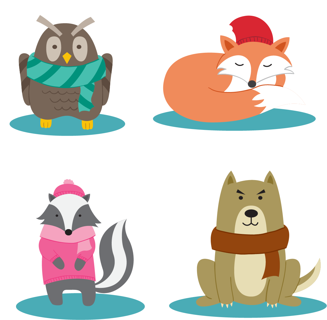 Kisspng Animal Clip Art Small Animals Warm Winter 5aa53ceed32eb7 - Animal (1142x1116)