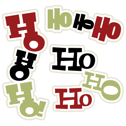Christmas Ho Ho Ho Clip Art Images Gallery - Typeface (432x432)