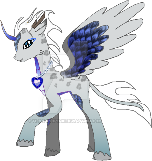 Snow Leopard Kirin Adoptable - Cartoon (600x583)