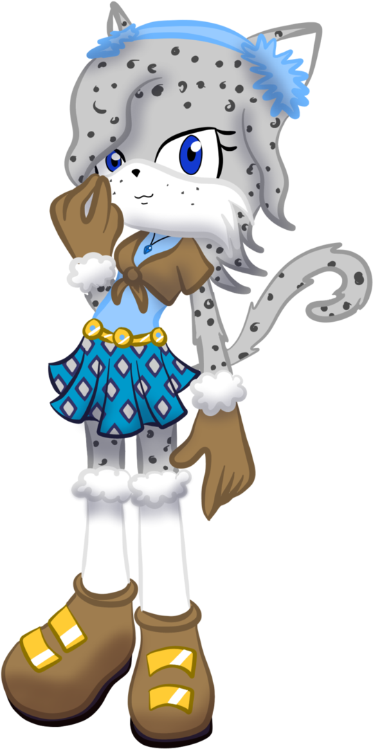 [costum] Snow Leopard Mobian By Magicpebbles - Cartoon (670x1191)