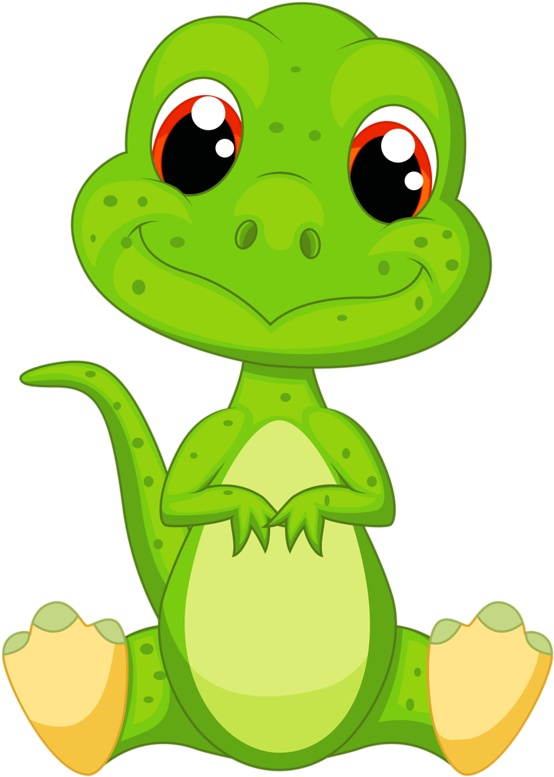 Green Baby Dinosaur (736x1024)