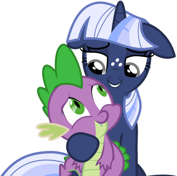 Cat Spike Rarity - Cartoon (619x600)