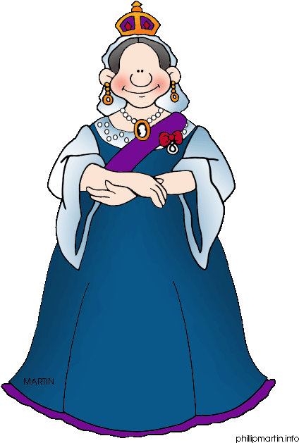 Queen - Clipart - Queen Victoria Clip Art (460x648)