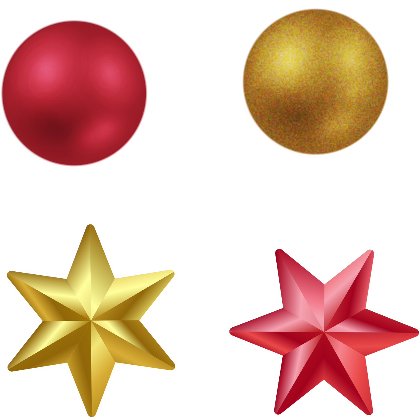 Christmas Hexagram Symbol - Estrellas De Navidad Rojas Png (1500x1500)