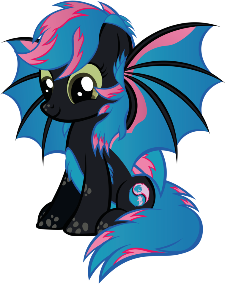 Night Flare Cute Sitting By Dragonm97hd - Digital Art (802x996)