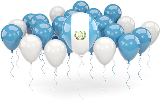 Illustration Of Flag Of Guatemala - Italy Balloons (640x480)