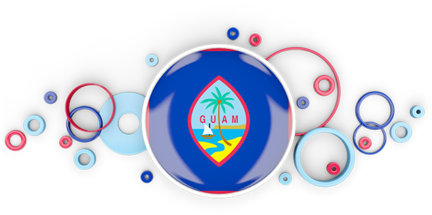 Illustration Of Flag Of Guam - Papua New Guinea Art Background (640x480)