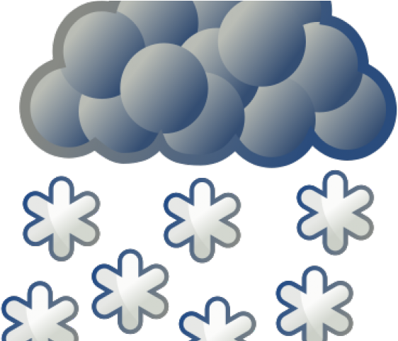 Snow Clouds Cliparts - Snow Weather Icon (640x480)