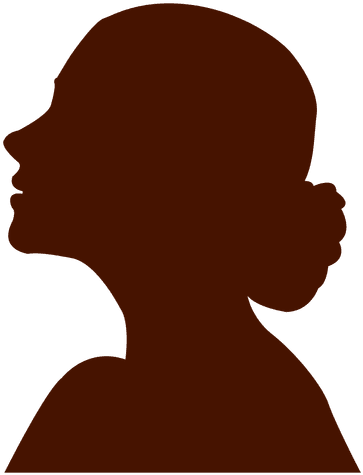 Woman Profile Silhouette Flamenco - Silueta De Una Mujer De Perfil (512x512)