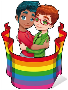 Cartoon And Vector Image For Gay Pride - Telegram Stickers Gay Nsfw (400x400)