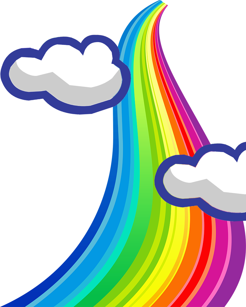 Painted Rainbow Road Creatives 800*1000 Transprent - Painted Rainbow Road Creatives 800*1000 Transprent (800x1000)