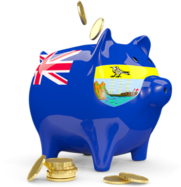 Illustration Of Flag Of Saint Helena - Piggy Bank (640x480)