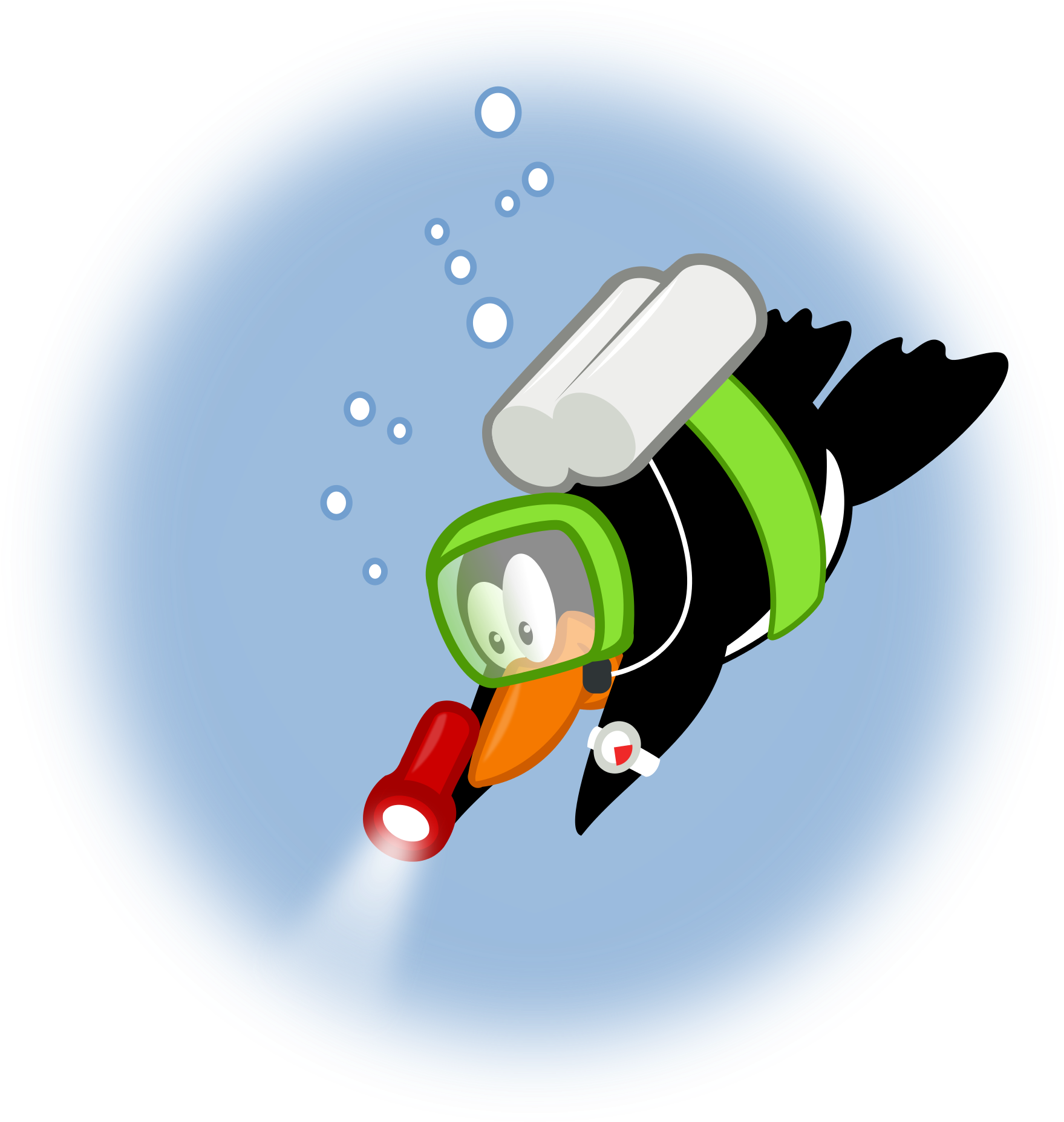 Collection Of Scuba Diver Cartoon - Cartoon (2000x2048)