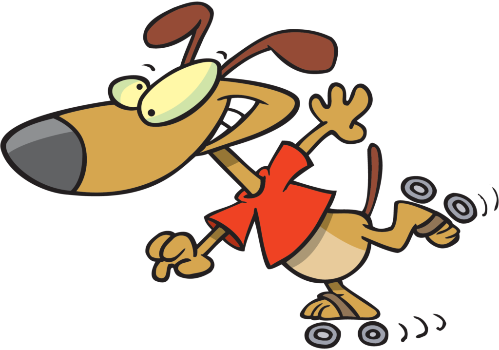 Roller Skating In-line Skates Rollerblade Roller Skates - Roller Skating Clipart (1024x718)