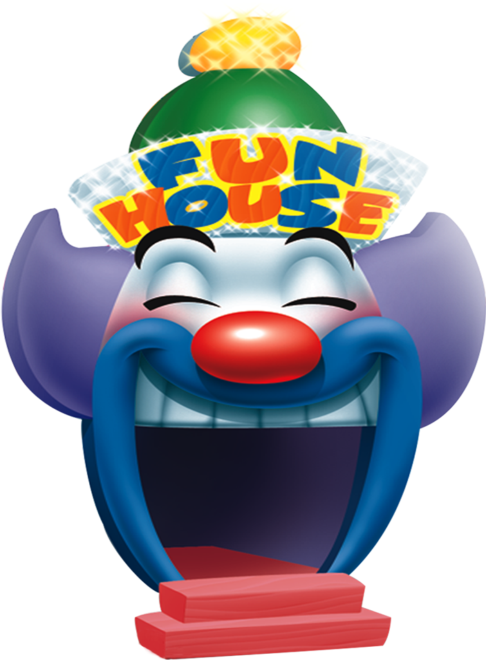 Clown Cartoon Roller Coaster - Roller Coaster (1276x1276)