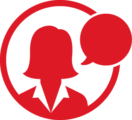 Sales Administrator - Talking Icon (433x394)