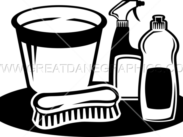 Cleaning Supply Cliparts - Clip Art (640x480)