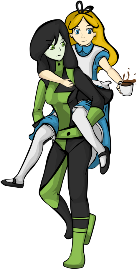Shego In Wonderland By Ravenide - Cartoon (748x1067)