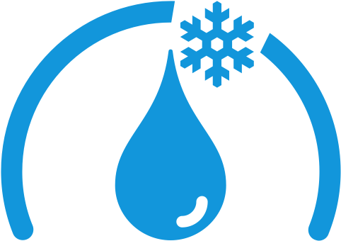 Cold Water, Food Storage, Freezer Icon - Drop (512x495)