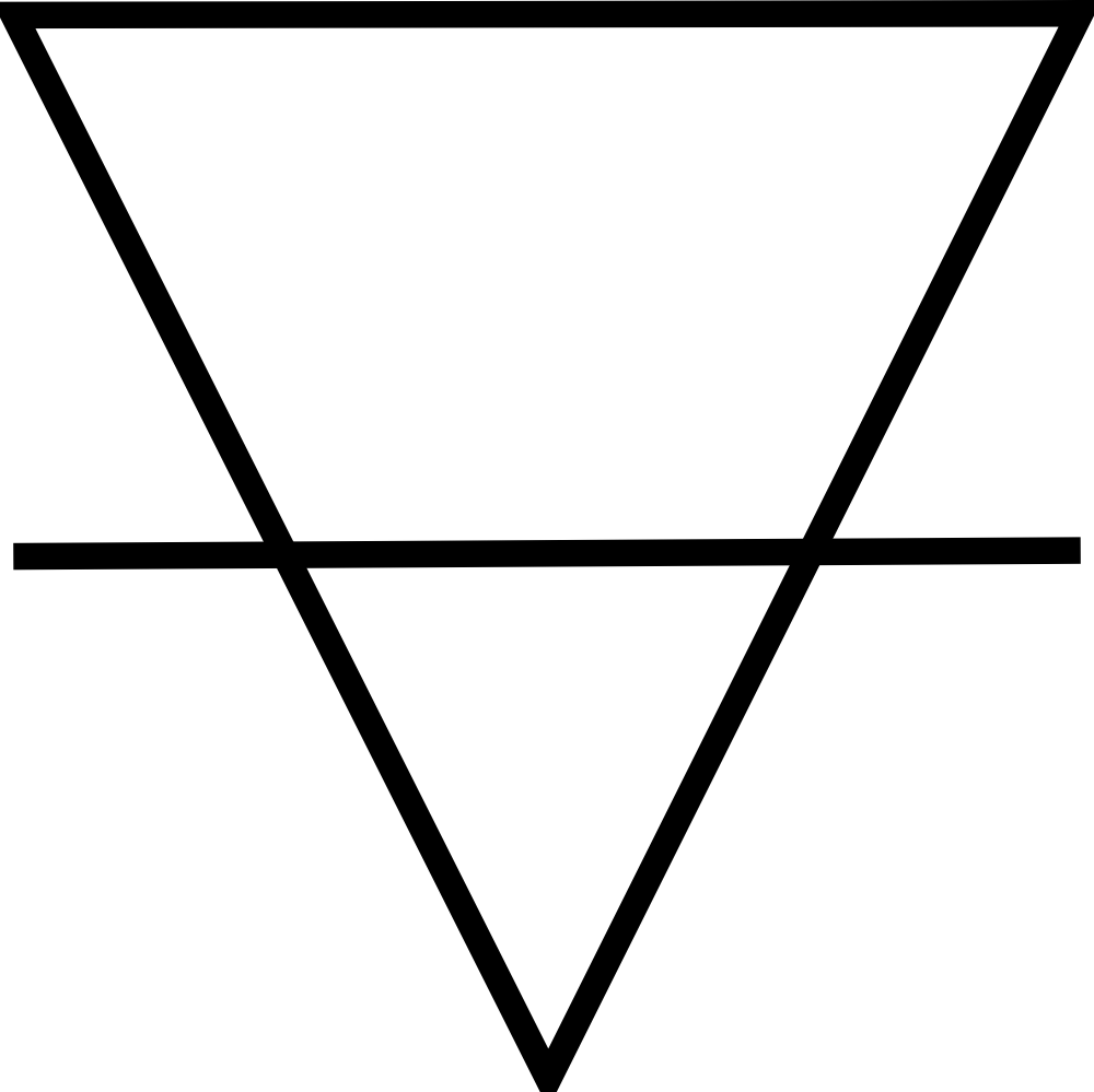 Four Elements - Earth Element Symbol (1000x999)