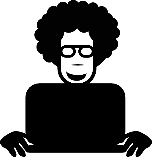 Using A Laptop Clipart (512x530)