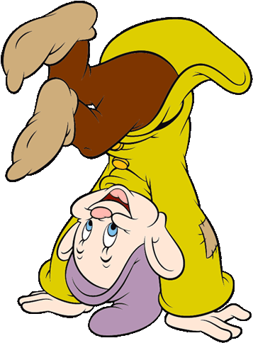 Snow White And The Seven Dwarfs Clipart Dopey - Snow White Dwarfs Dopey (375x497)