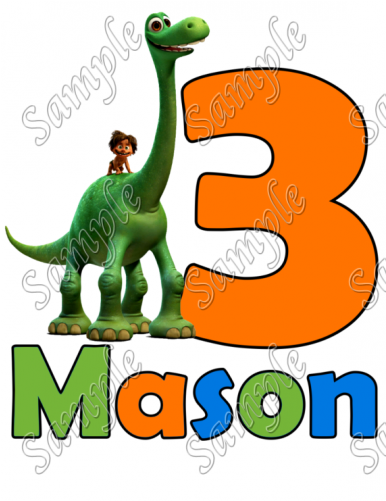 The Good Dinosaur Birthday Personalized Custom T Shirt - Good Dinosaur Birthday Shirt (500x500)
