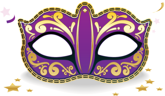 Mardi Gras Clip Art Png For Kids - Clip Art (543x315)
