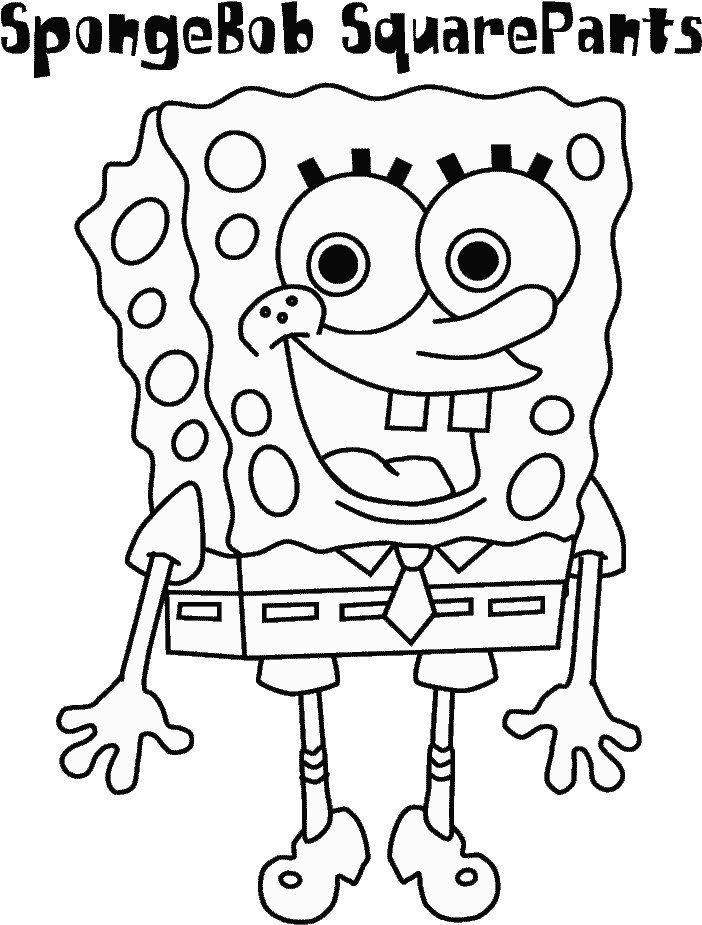 Spongebob Coloring Pages - Sponge Bob Coloring Pages (718x957)