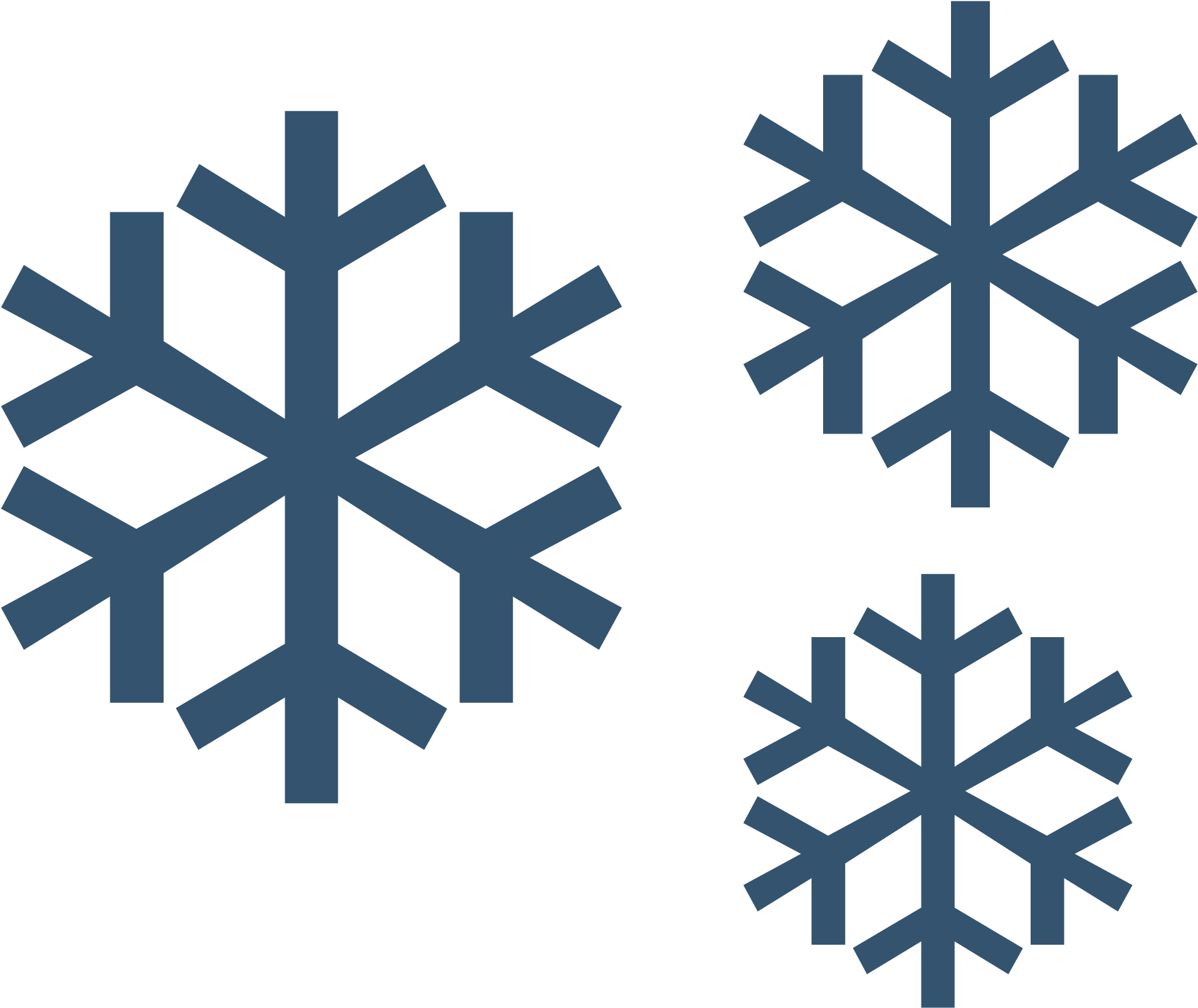 Blue Snowflake Flat Material - Nieve Signo (2550x3300)