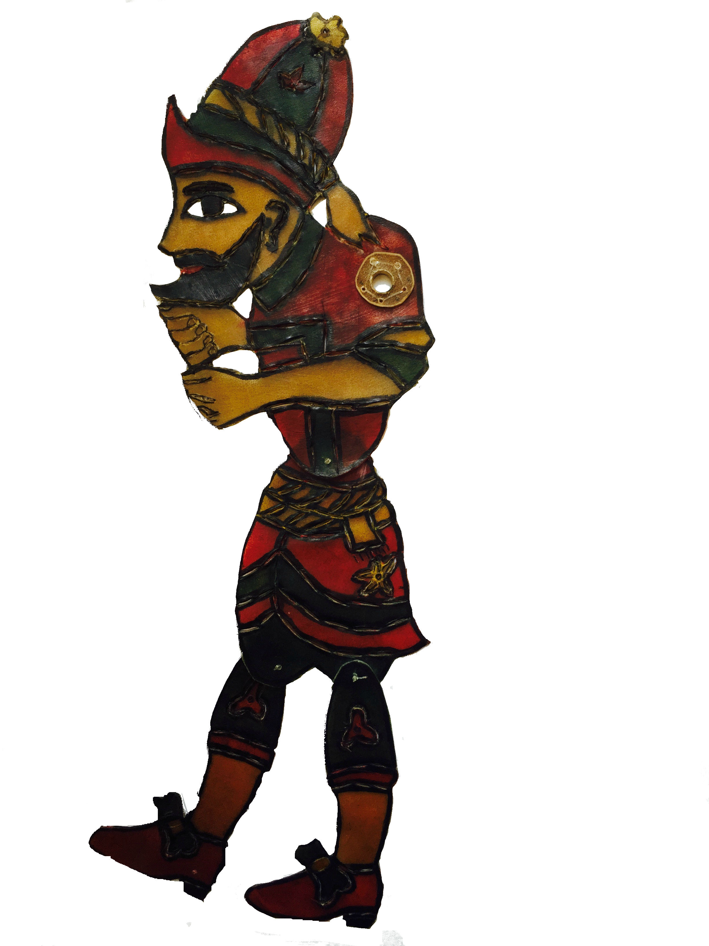 Hacivat, A Karagöz Shadow Puppet By Vural Arisoy - Karagöz And Hacivat (2448x3264)