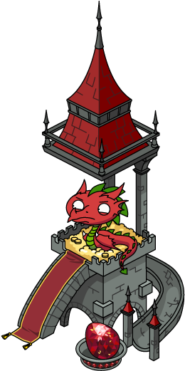 Fg Decoration Rubyeggshrine - Pagoda (600x657)