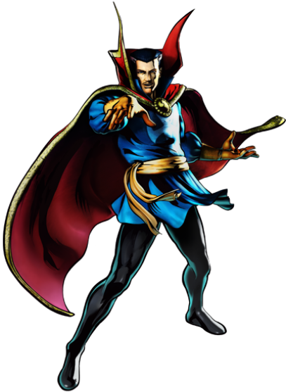 Doctor Strange Clipart Avengers Logo - Ultimate Marvel Vs Capcom 3 (406x640)