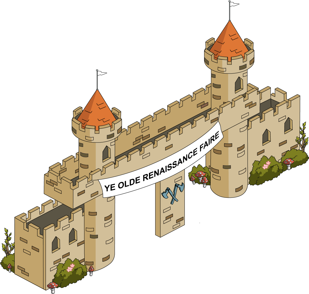 Decoration Renfaire Entrance - Castle (1712x1170)