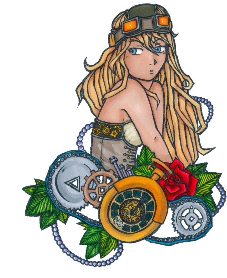Steampunk Tattoo Design By Nukedemise - Steampunk Tattoos Png (789x1012)