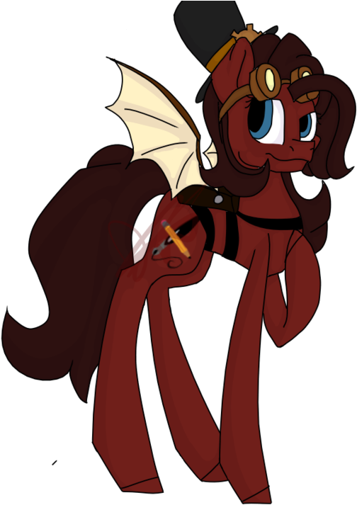 Steam Punk Ink Rose By Derpydinosaurus - Cartoon (600x751)