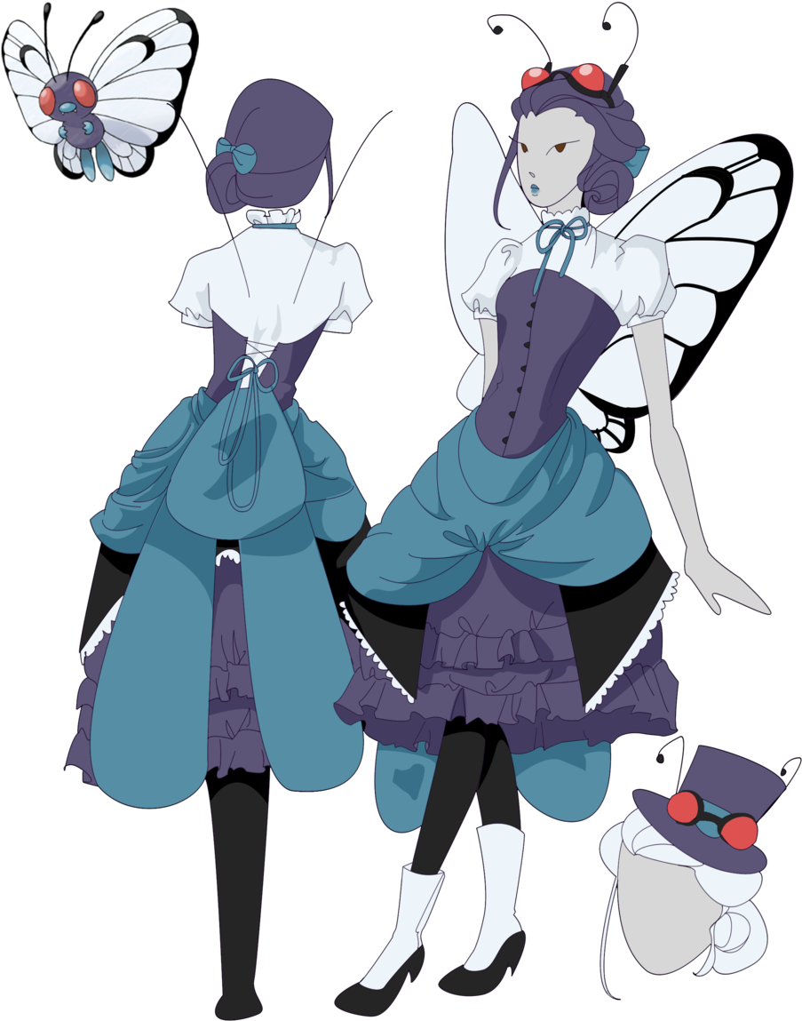 Yumelifecosplay Steampunk Butterfree Cosplay Design - Butterfree Cosplay (1024x1205)