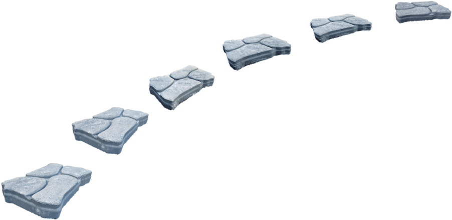 Stepping Stone Path Stock Photo-png By Annamae22 On - Clip Art (1049x762)