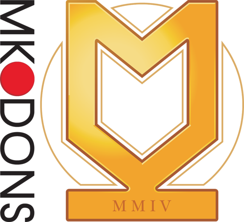 Click Image For Larger Version Name - Mk Dons Logo (500x455)