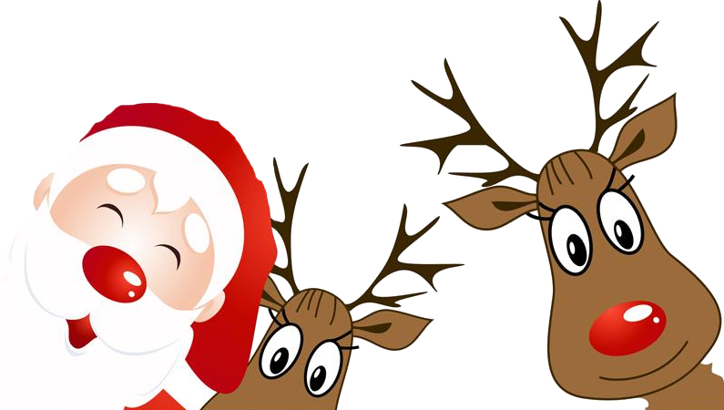 Santa And Reindeer - Strange Things About The Johnsons Memes (795x450)